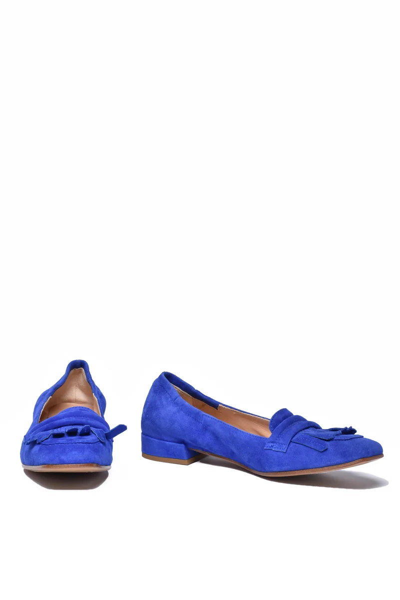 Suede Loafer - Royal Blue