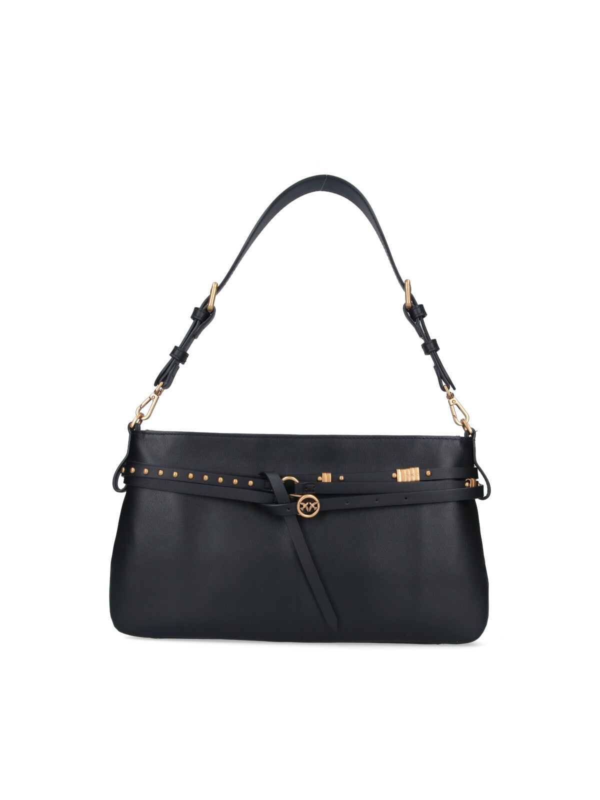 "Belt Bag" Medium Shoulder Bag – Black