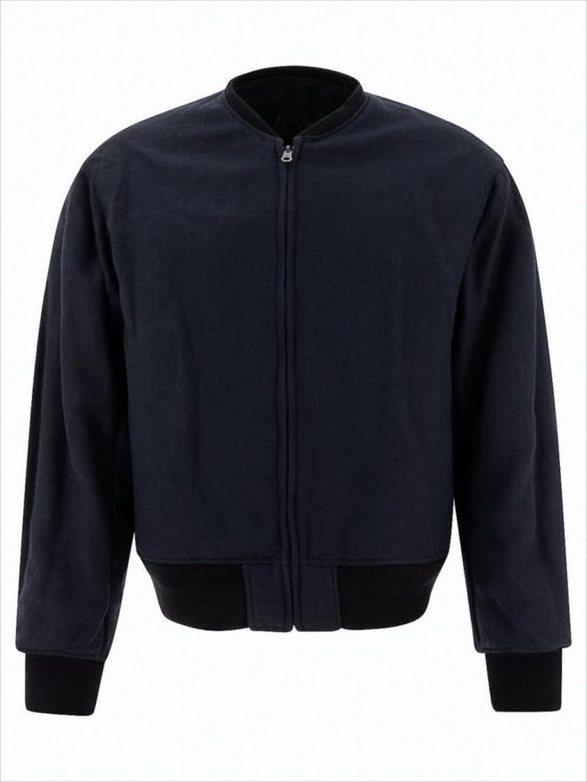 Black Jacket with Stand Collar