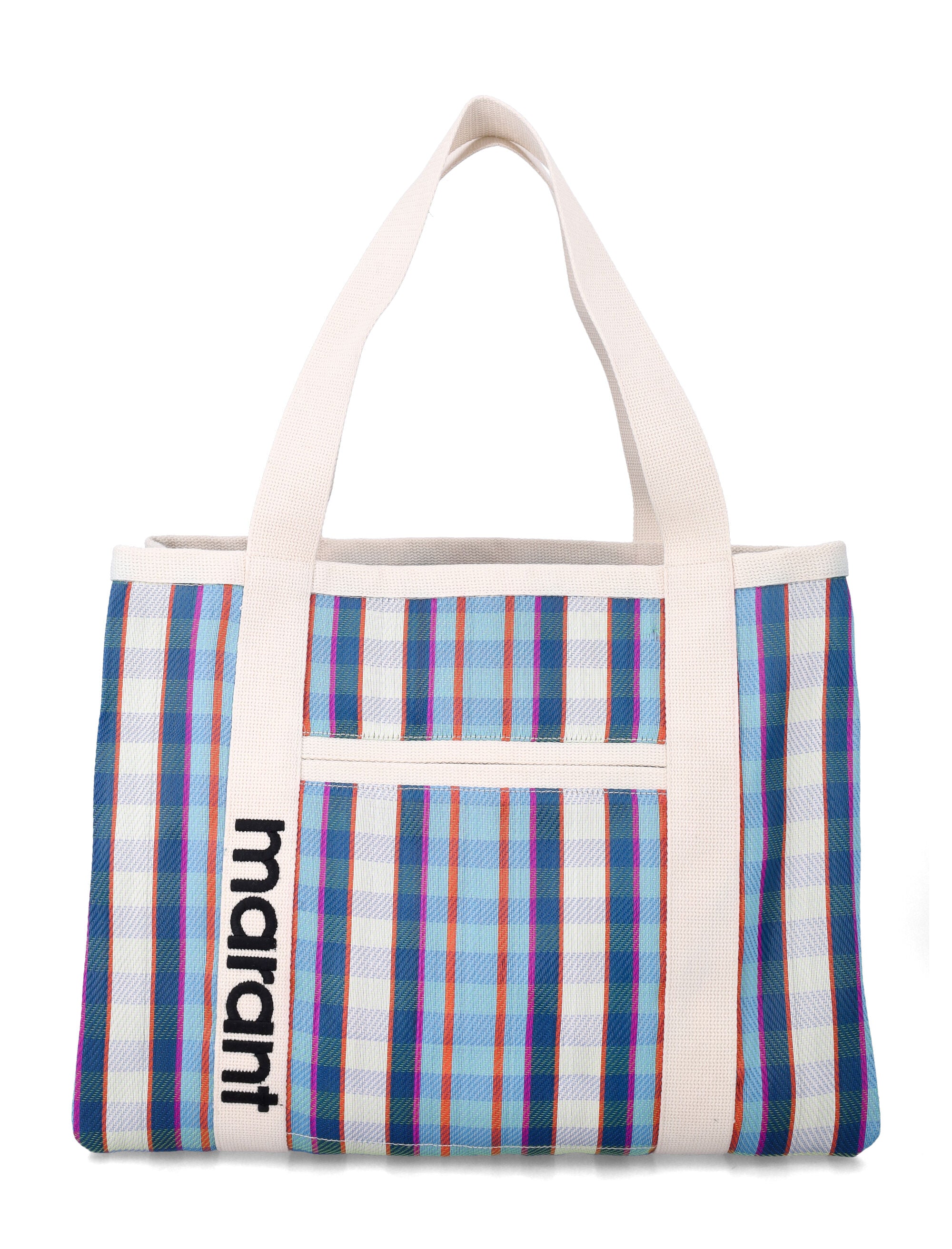 Darwen Striped Shoulder Tote