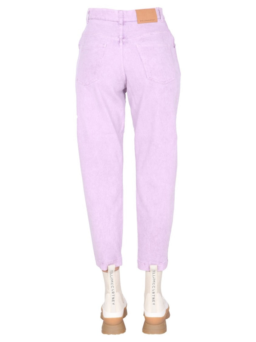 Relaxed Fit Pink Jeans