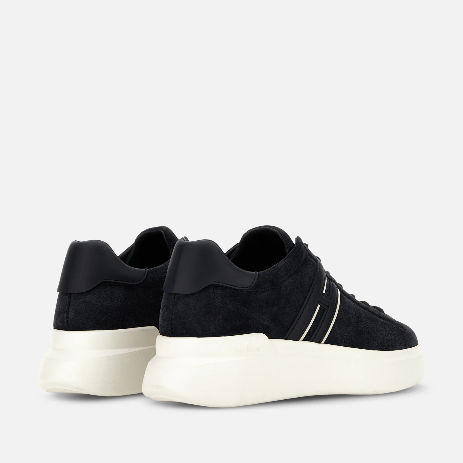 Lace-Up Sneakers With Suede Upper