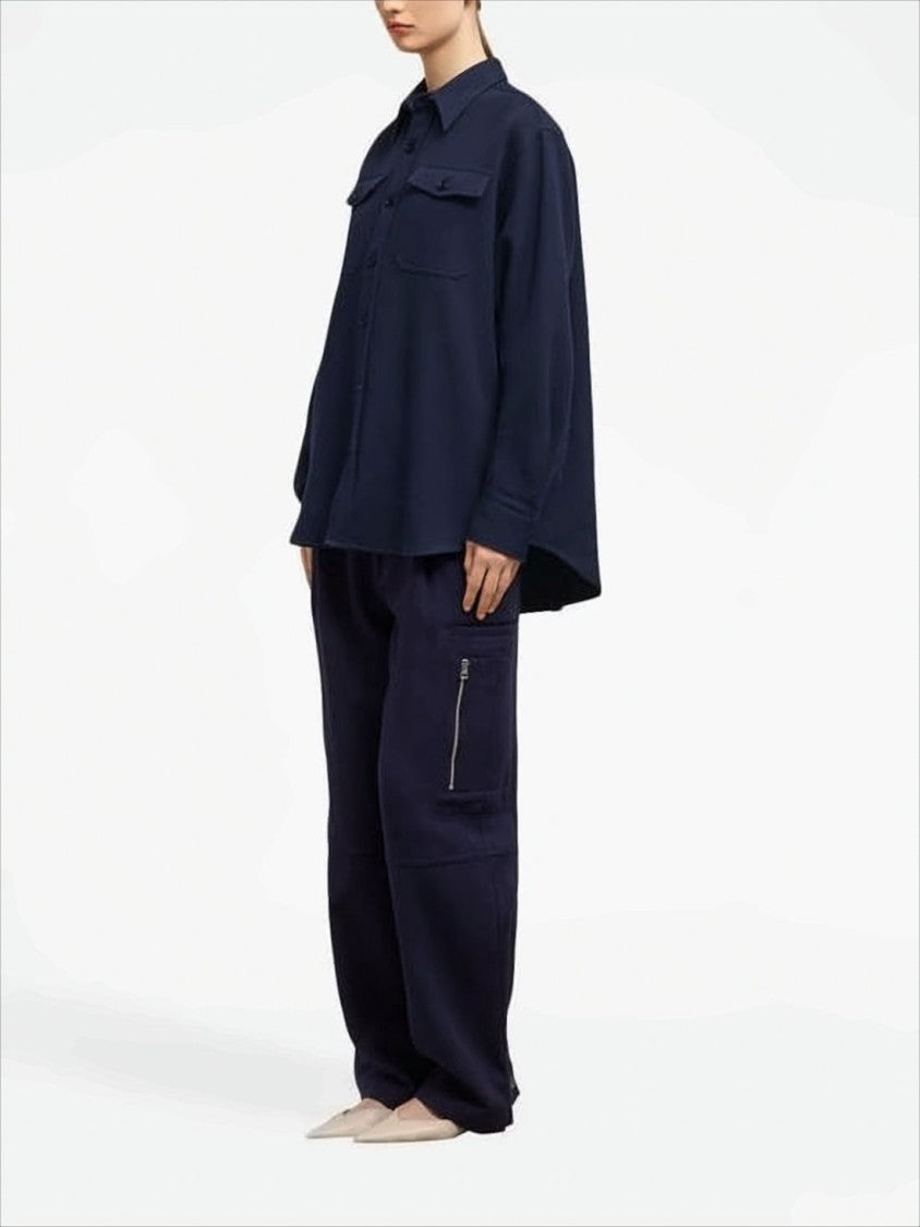 Structured Wool Jacket with Classic Collar