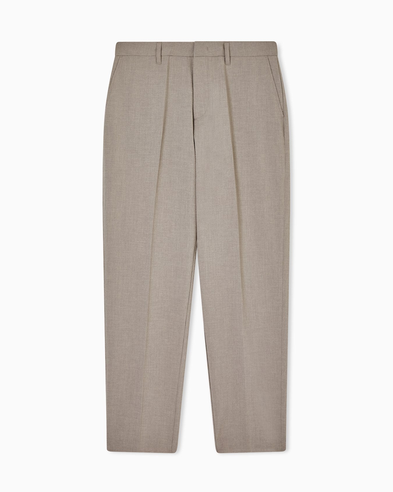 Spodnie Vintage Khaki z Seersuckeru