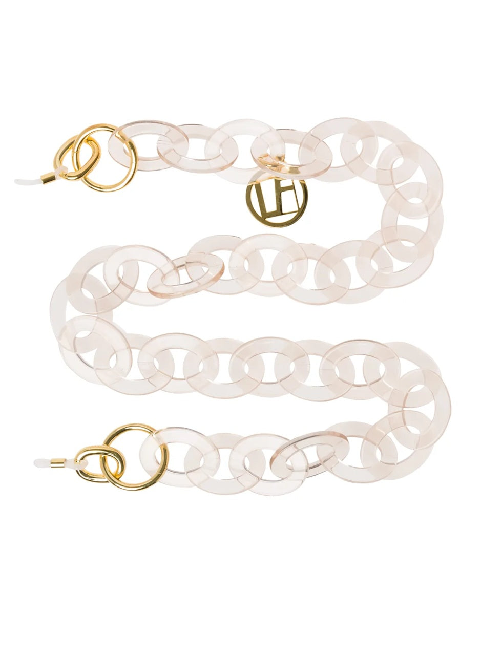 Ash Oval Link Acetate Chain