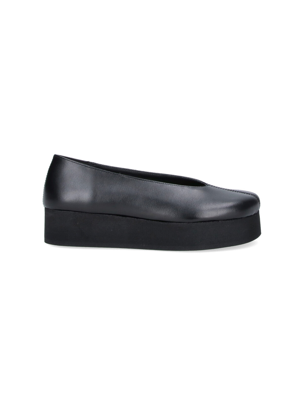 Black Ribbon Detail Platform Sneakers