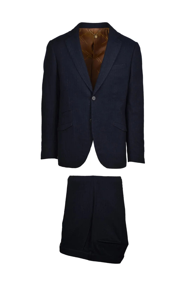 Navy Blue Tailored Suit