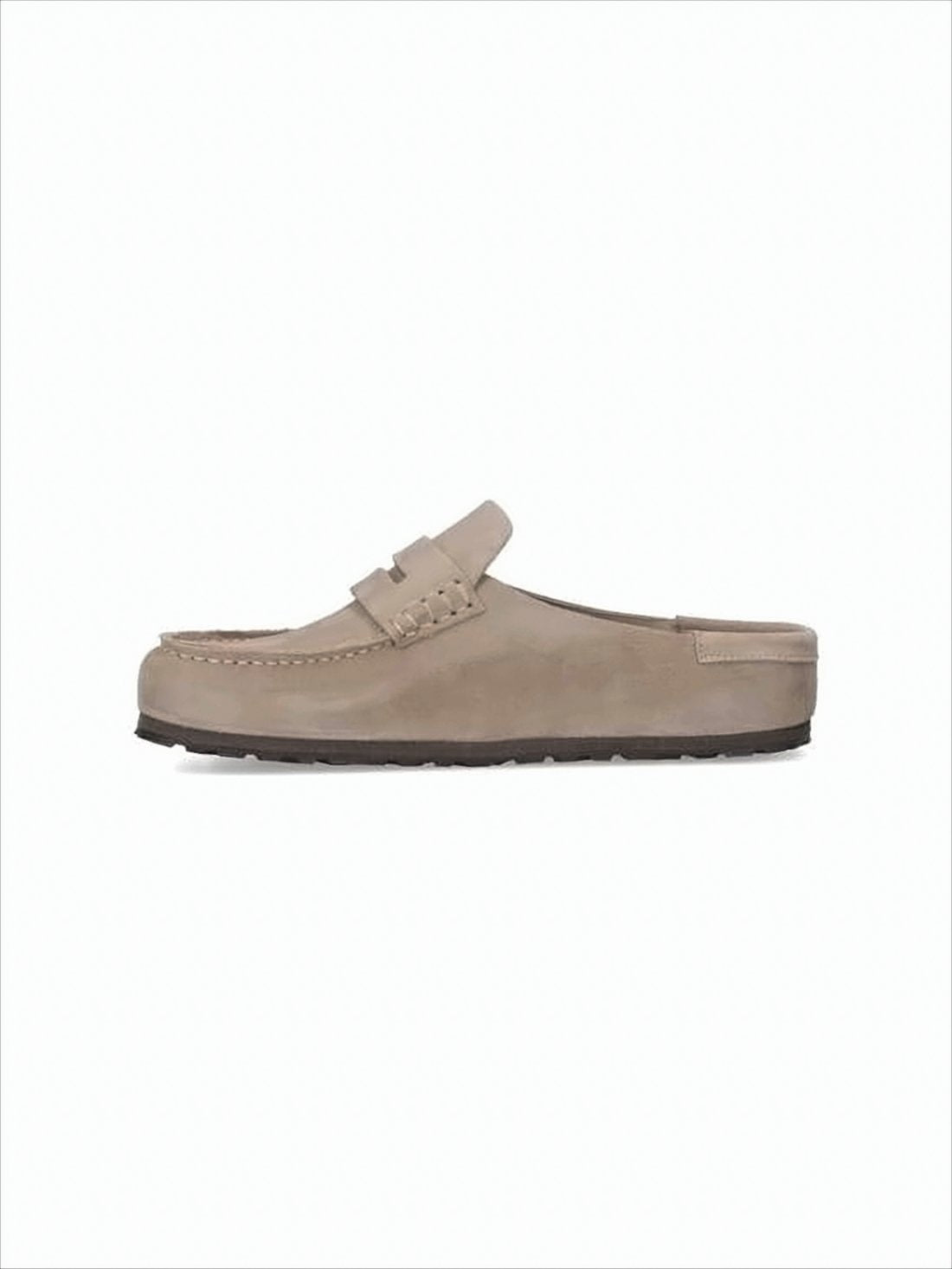 Suede Mule with Penny Strap and EVA Sole