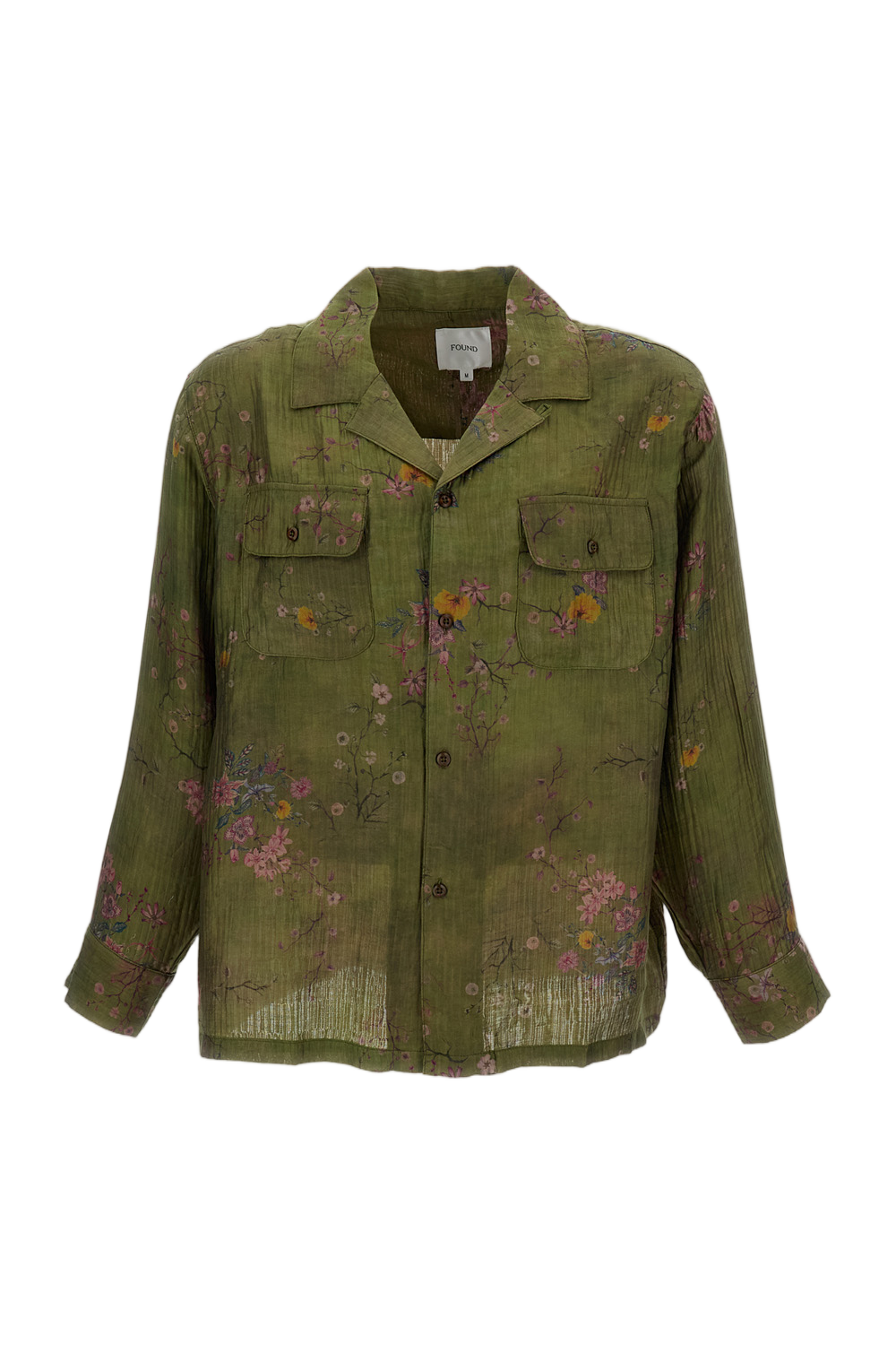 Cropped Boxy Camp Collar Shirt