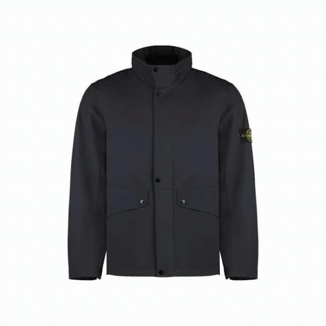Black Jacket with High Collar