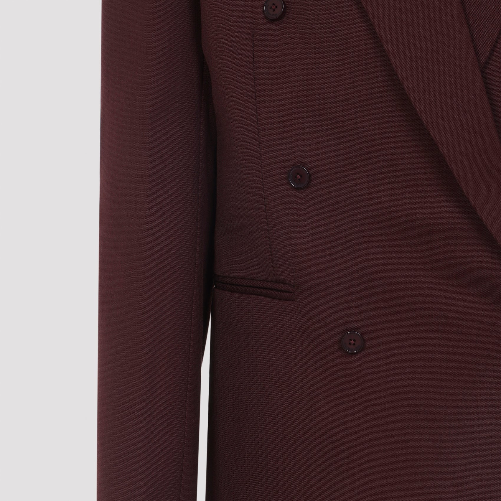Double-Breasted Blazer with Structured Silhouette