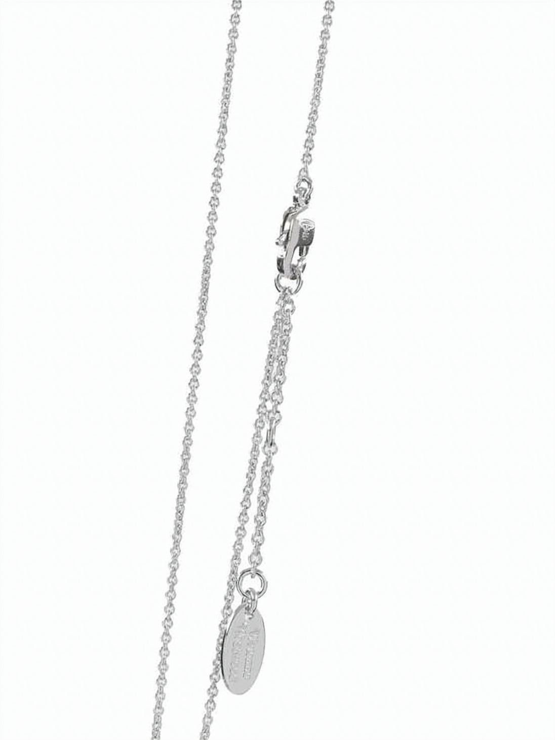 Platinum Gold Heart-Shaped Pendant Necklace