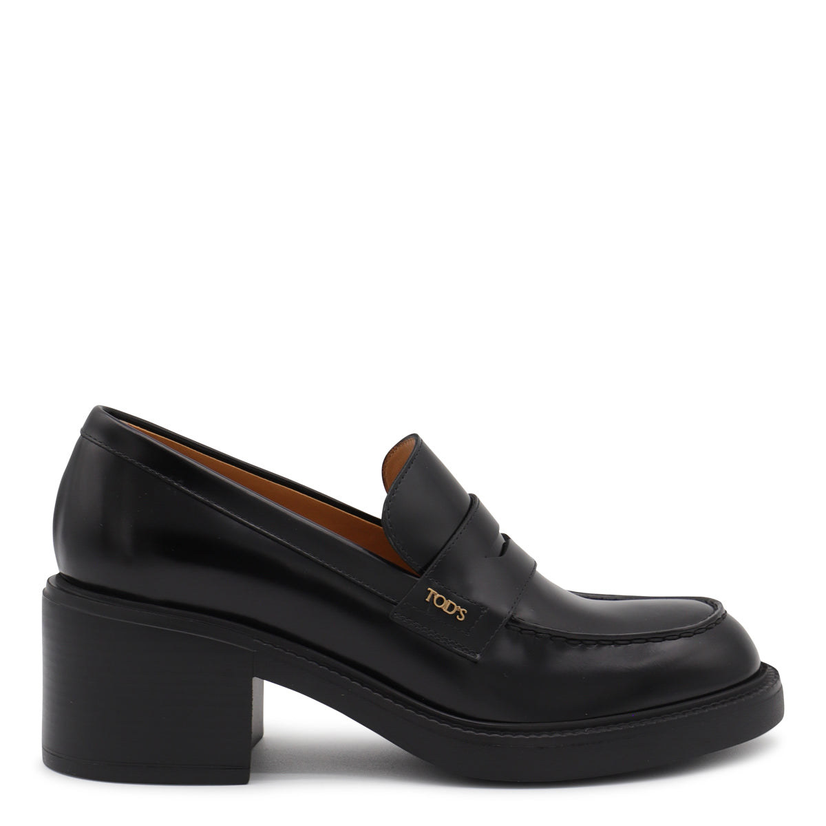 Black Leather Loafers