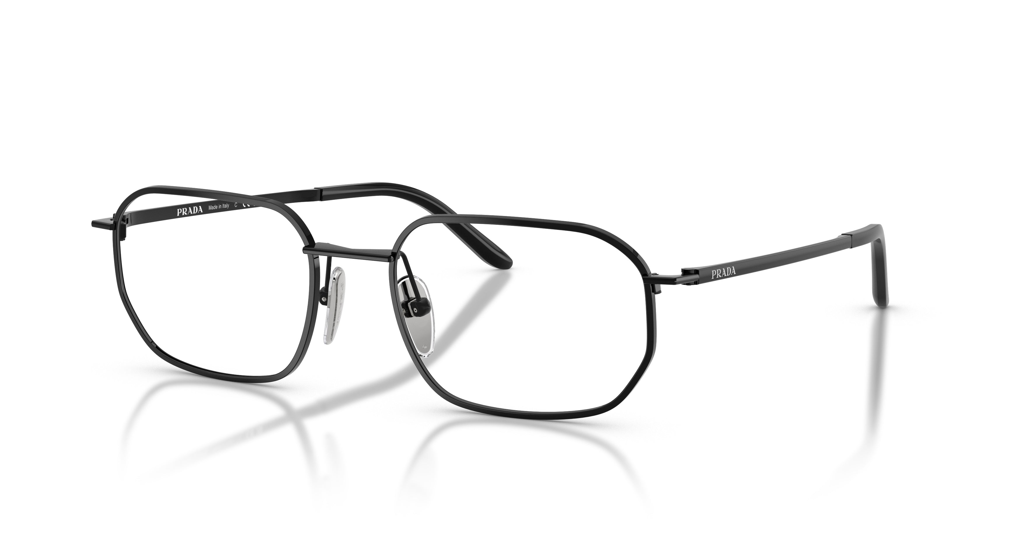 0pr D51v Geometric Metal Frame Sunglasses