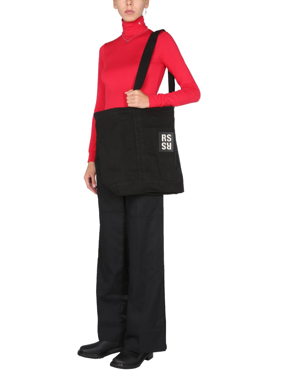 Fitted Turtleneck Sweater With Embroidered Detail