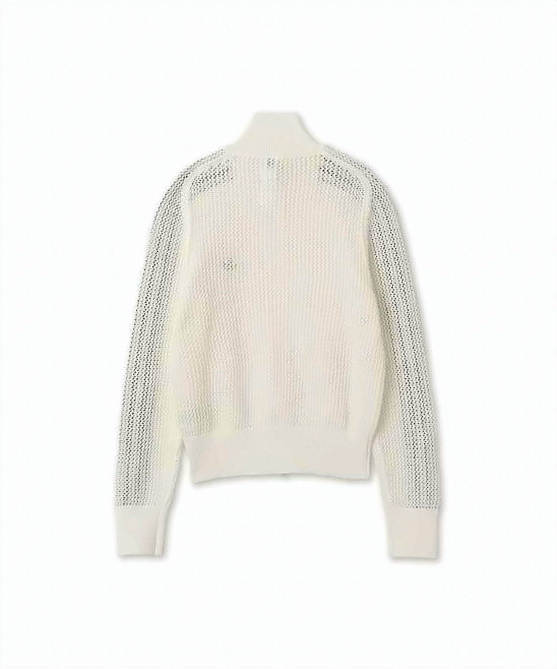 Textured Knit Jacket with Zip-Up Front