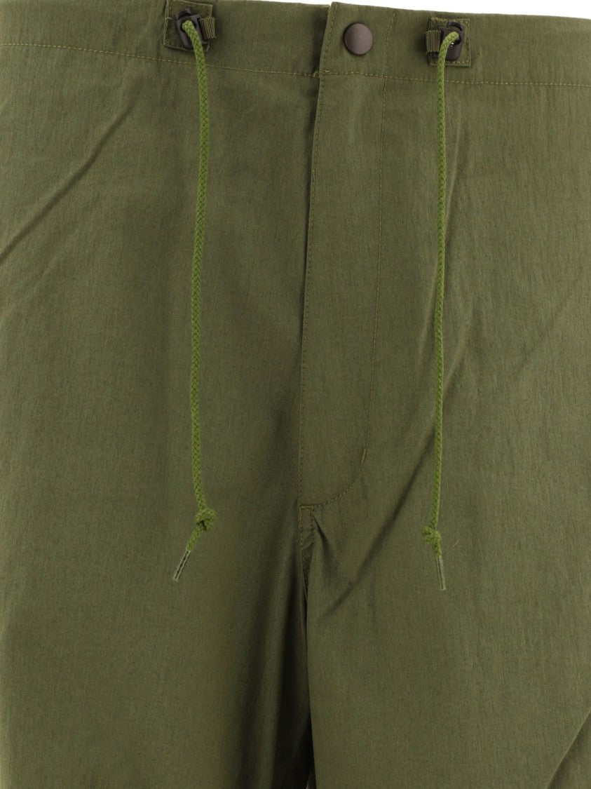 Utilitarian Straight-Leg Pants With Multiple Flap Pockets