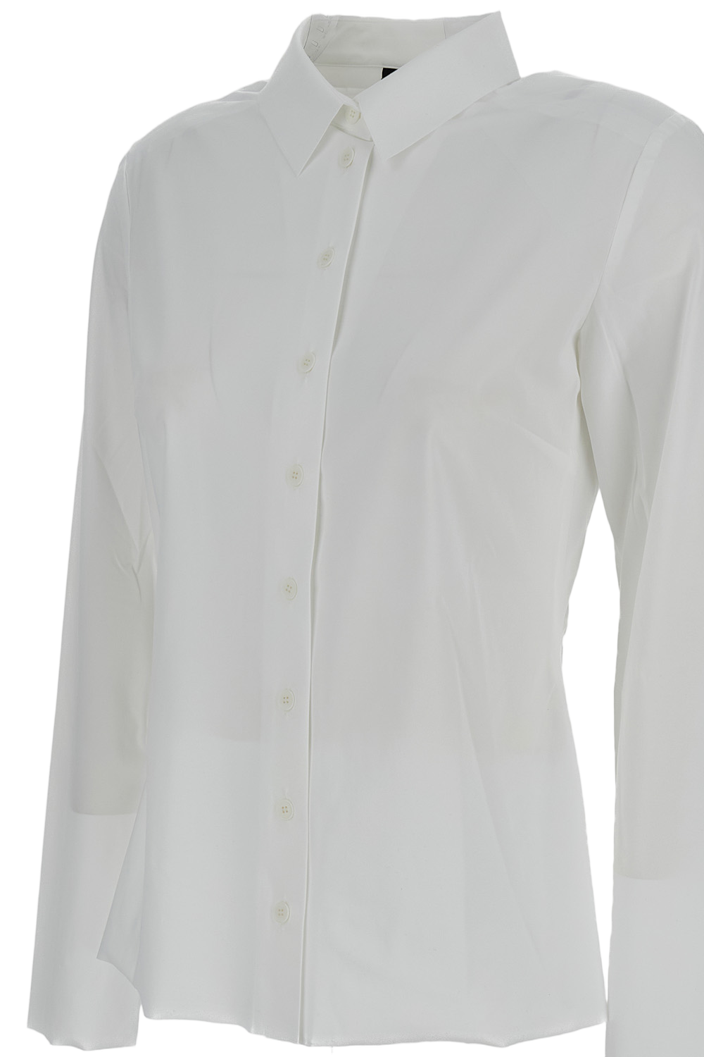 Structured Button-Down White Shirt with Crisp Finish