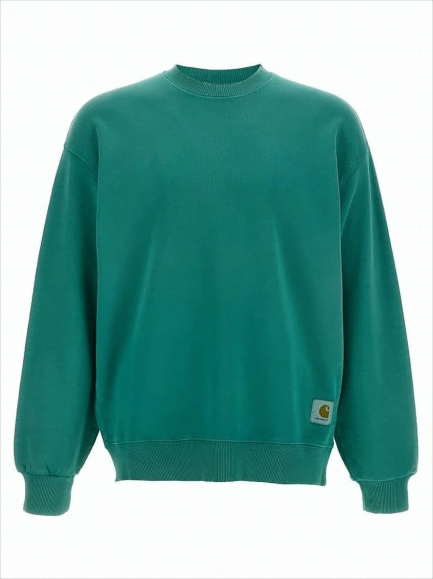 Long-Sleeve Teal Green Sweatshirt