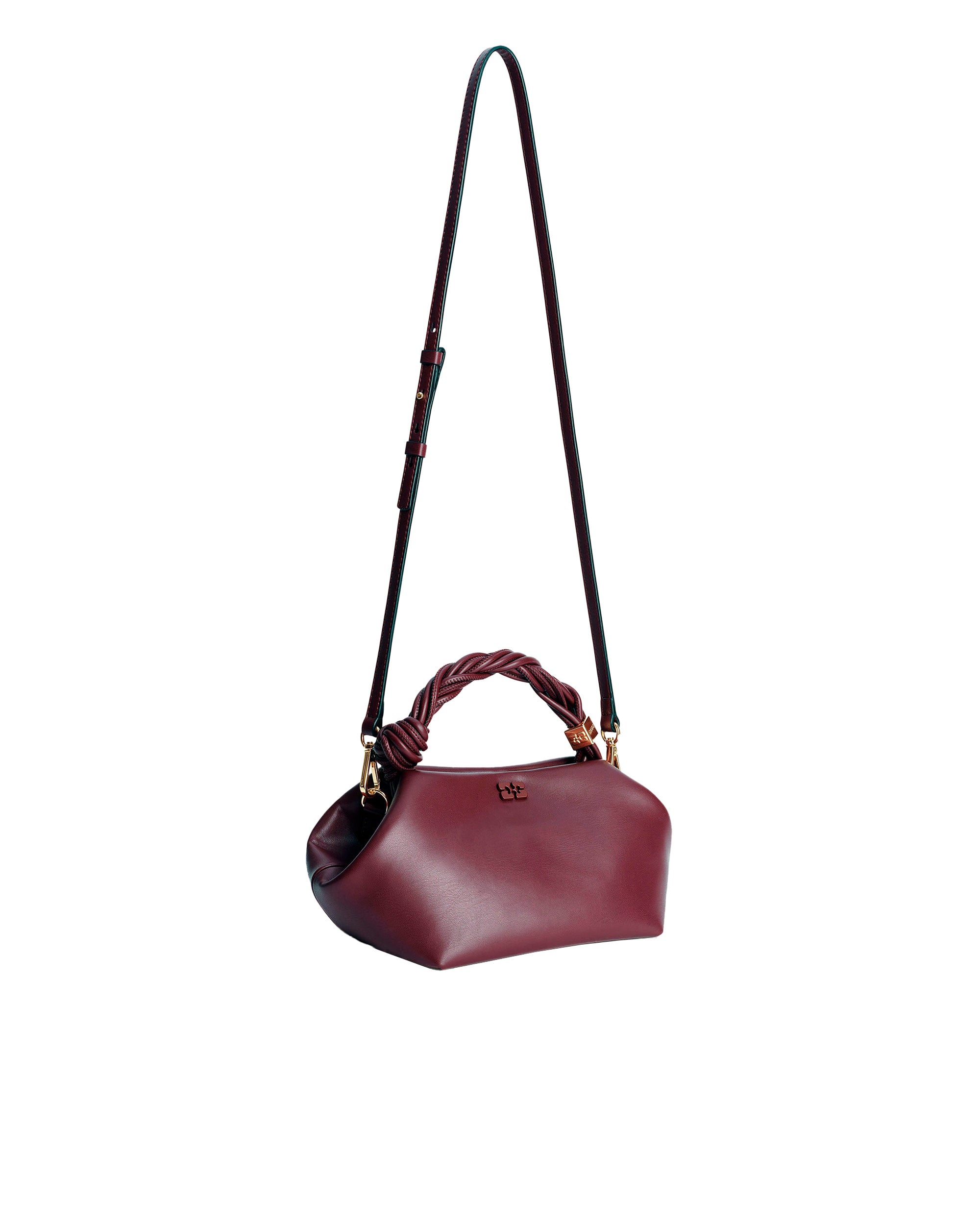 Structured Small Handbag with Twisted Handle