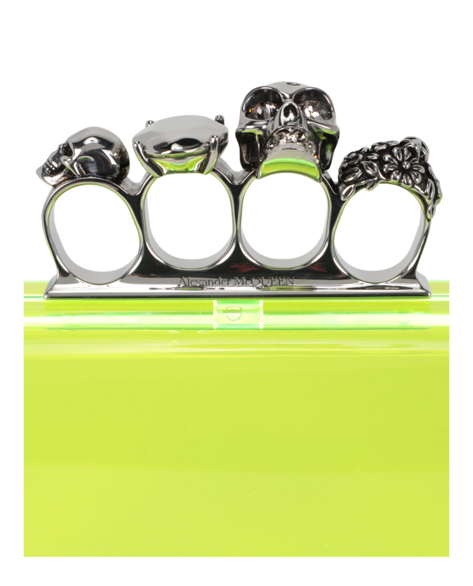 Skull Four-Ring Clutch