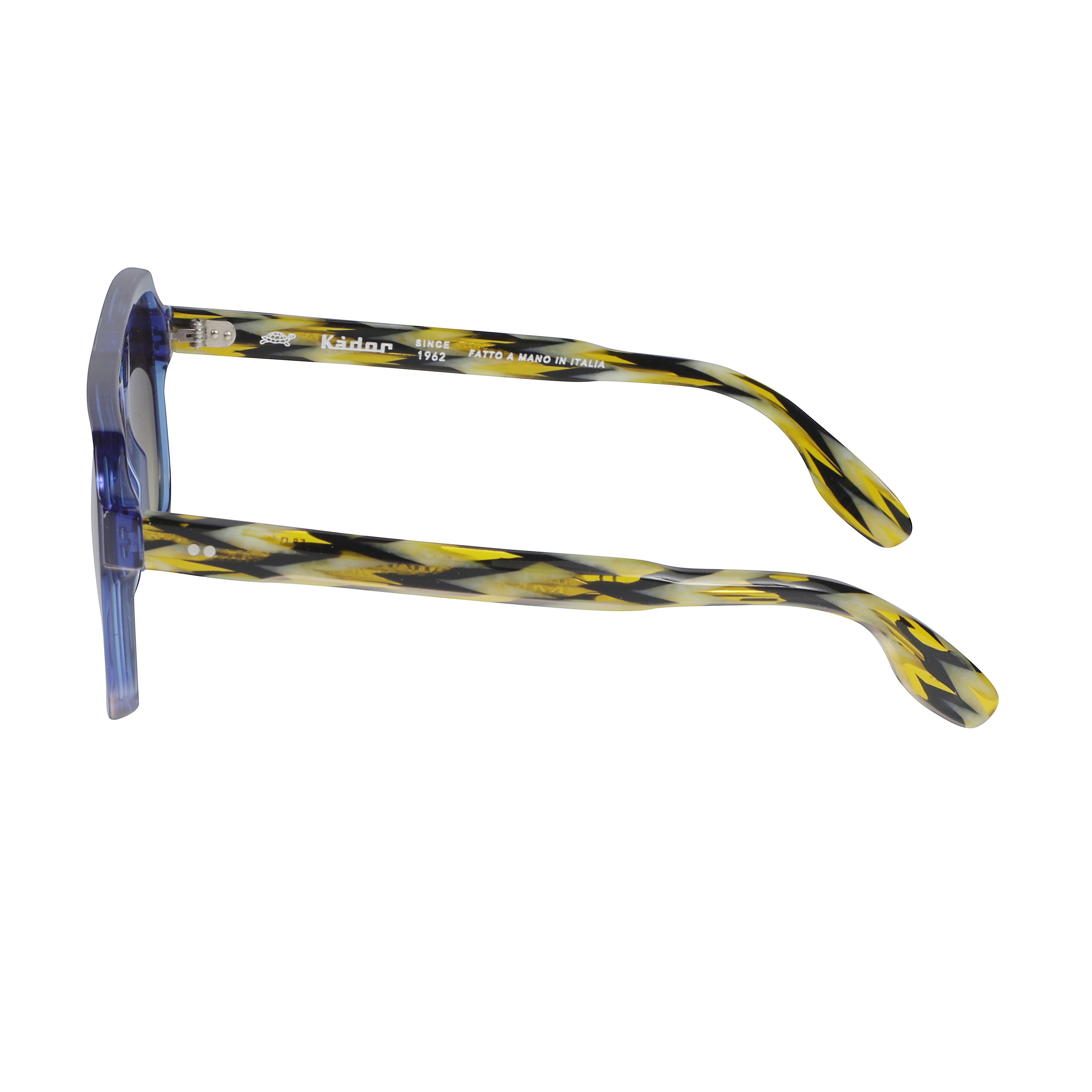 Big 1-58 Bold Oversized Square Sunglasses with Cutout Bridge