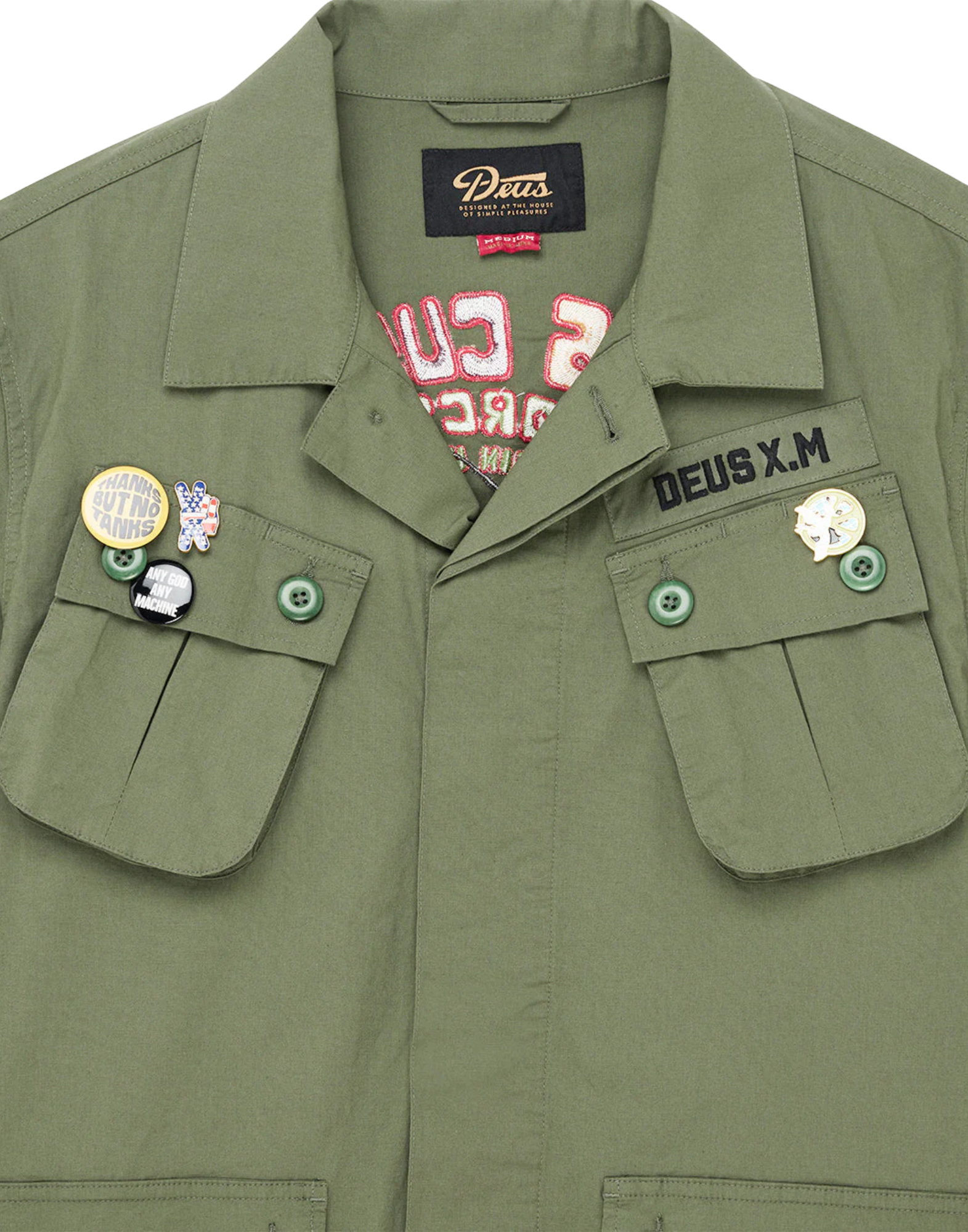 Pine Green Power Overshirt