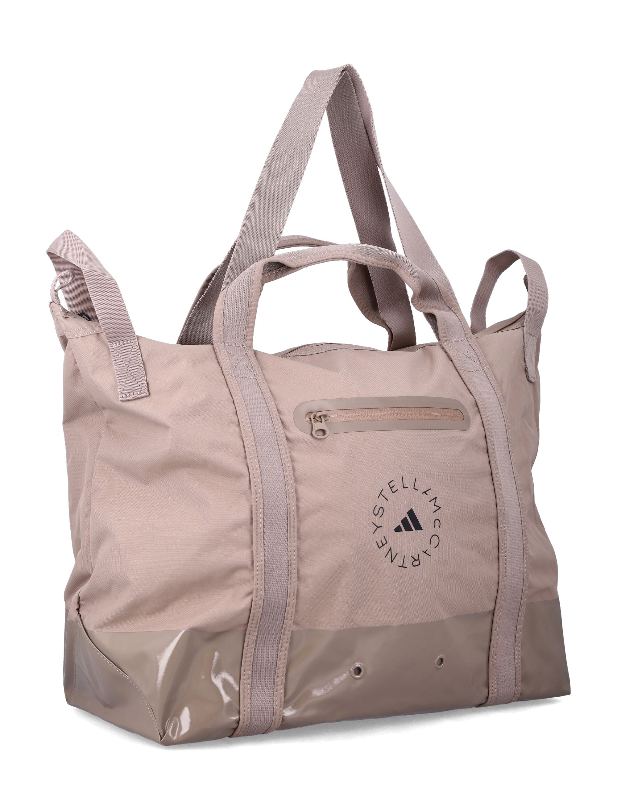 Spacious Water-Repellent Tote With Zippered Compartment