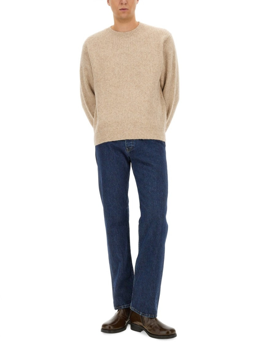 Textured Knit Regular Fit Sweater