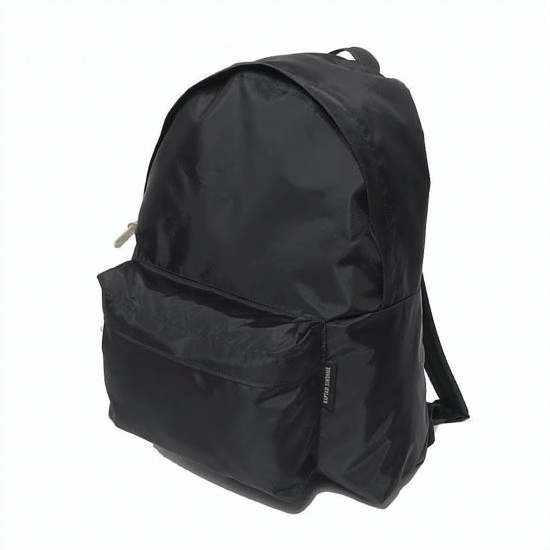 Minimalist Black Nylon Backpack
