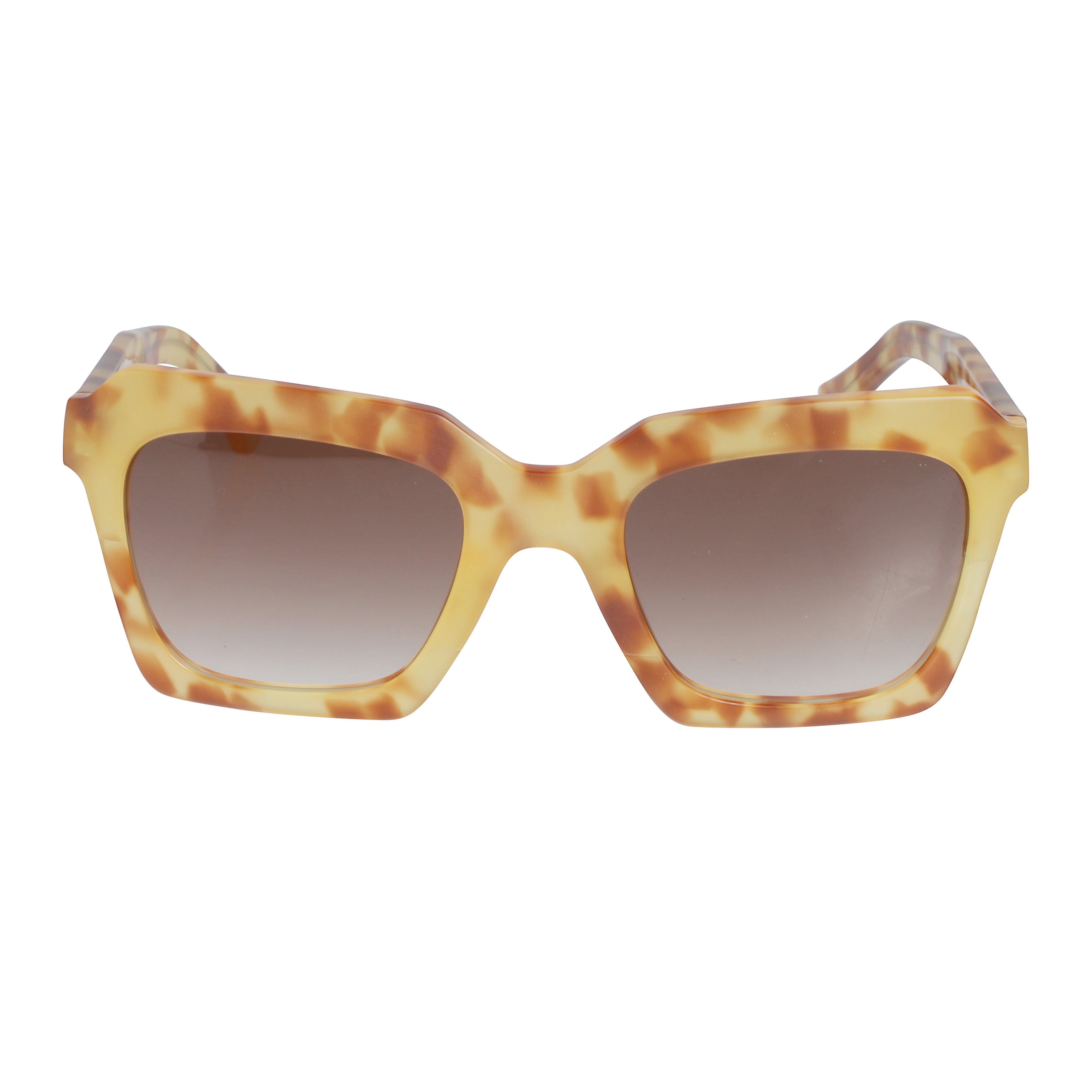 Kallima-S Oversized Square Frame Tortoiseshell Sunglasses
