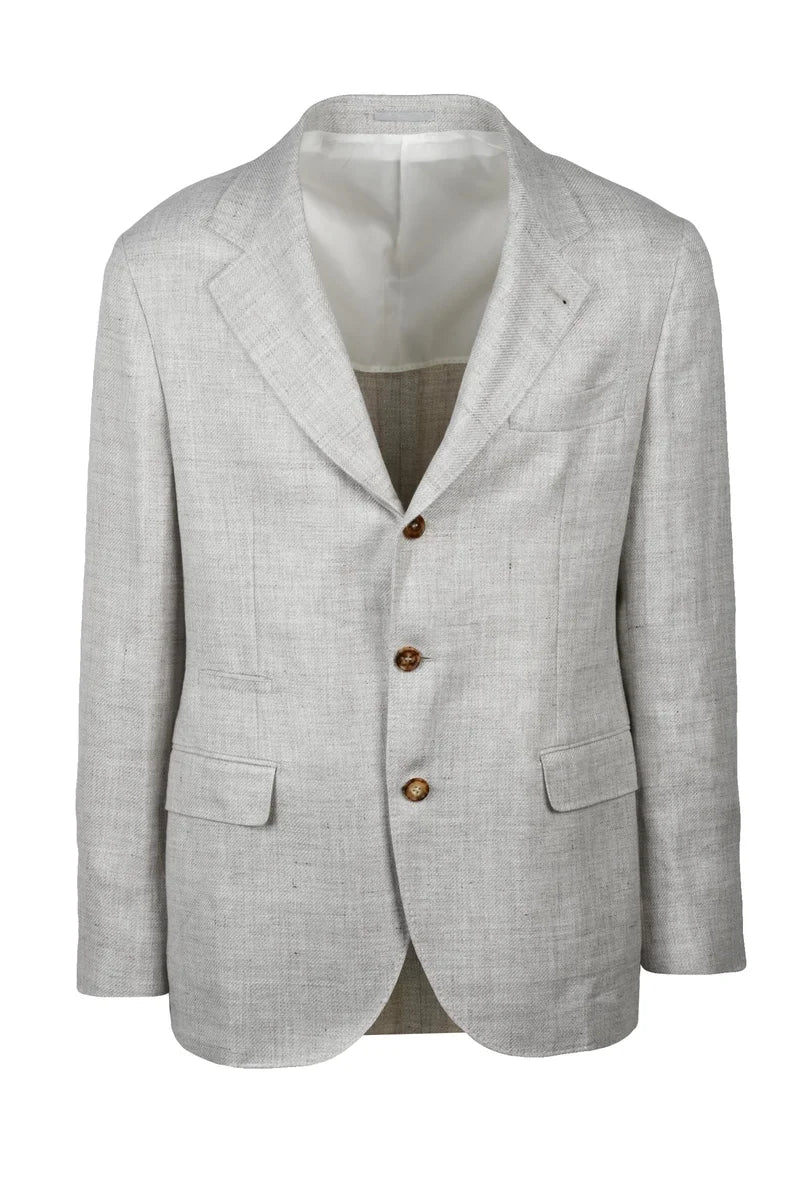 Linen/Wool/Silk Jacket - Beige