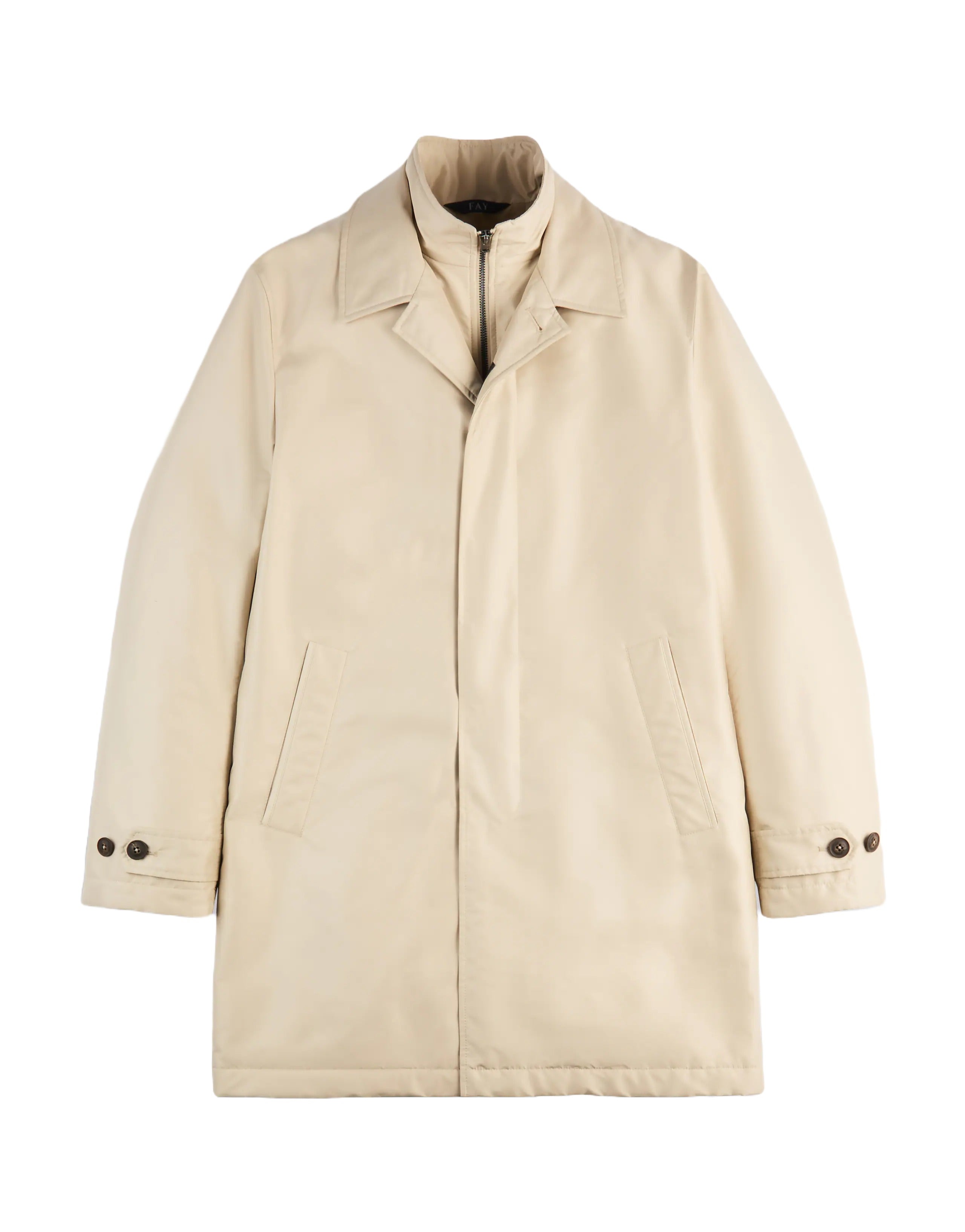 Mid-Length Waterproof Casual Jacket With Design