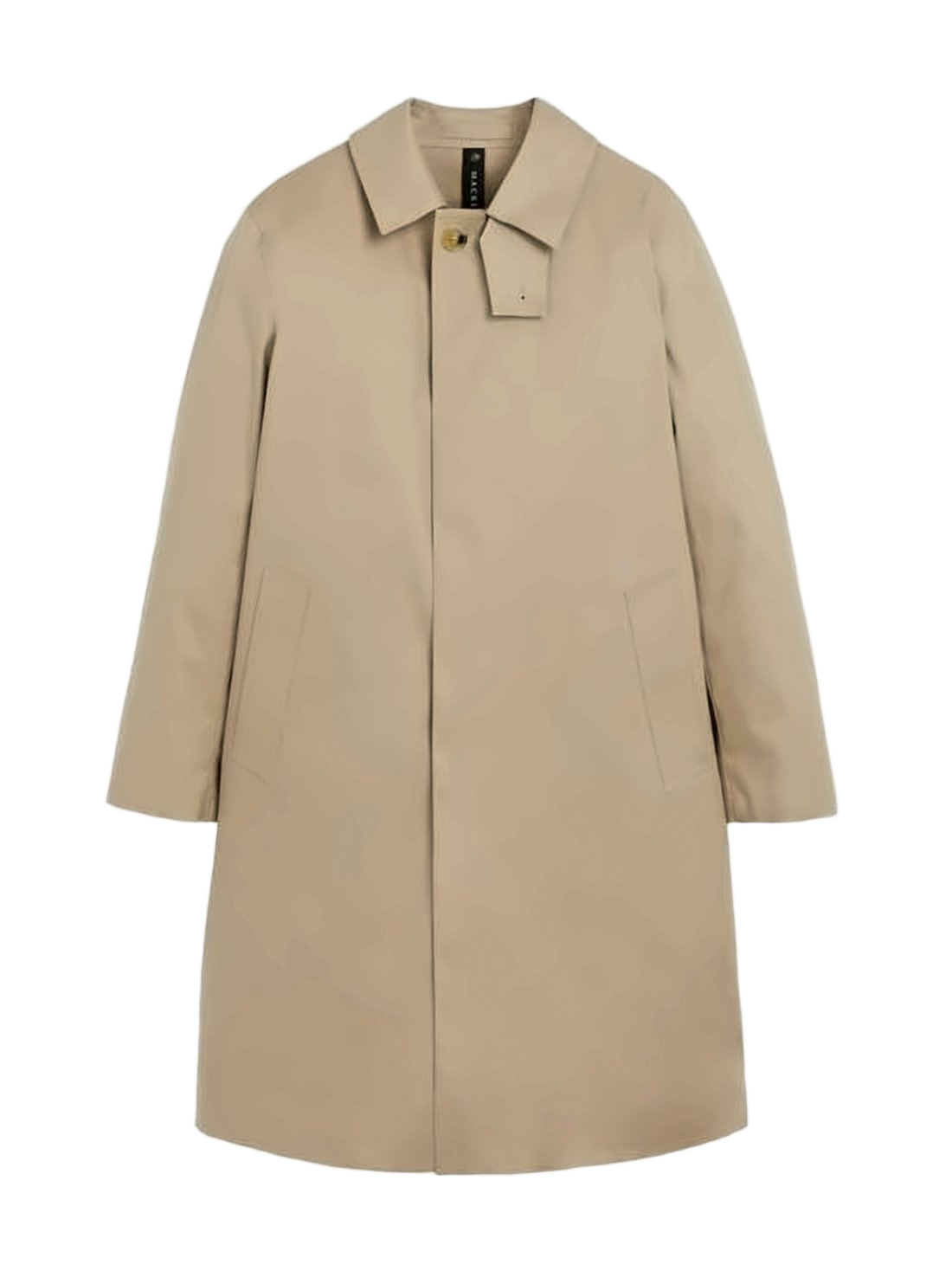 Minimalist Cotton Trench Coat