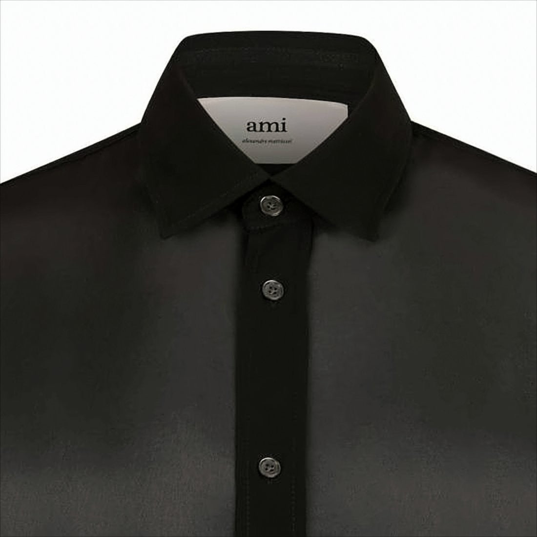 Translucent Long-Sleeved Shirt with Classic Collar