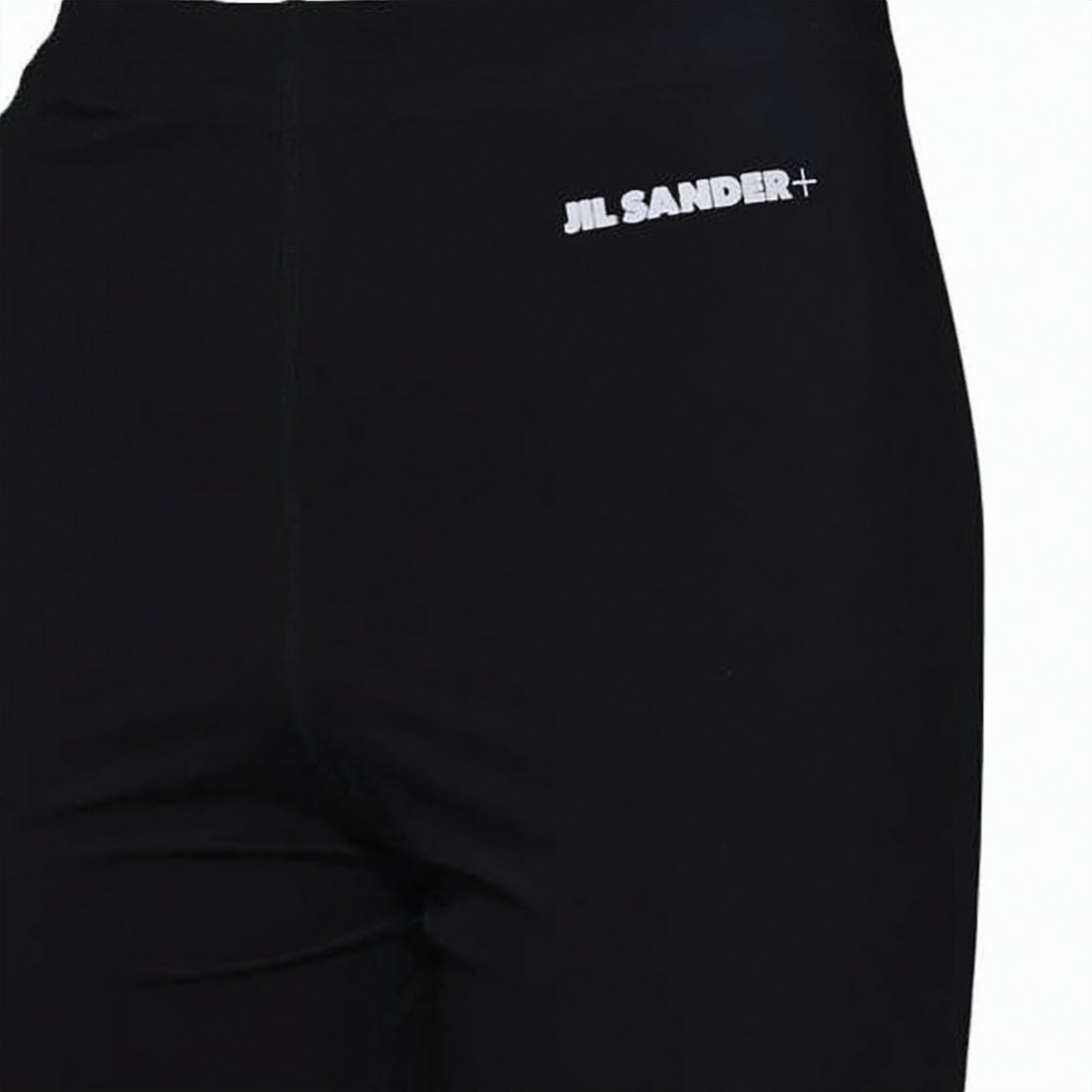 Knee-Length Fitted Shorts with High Waist