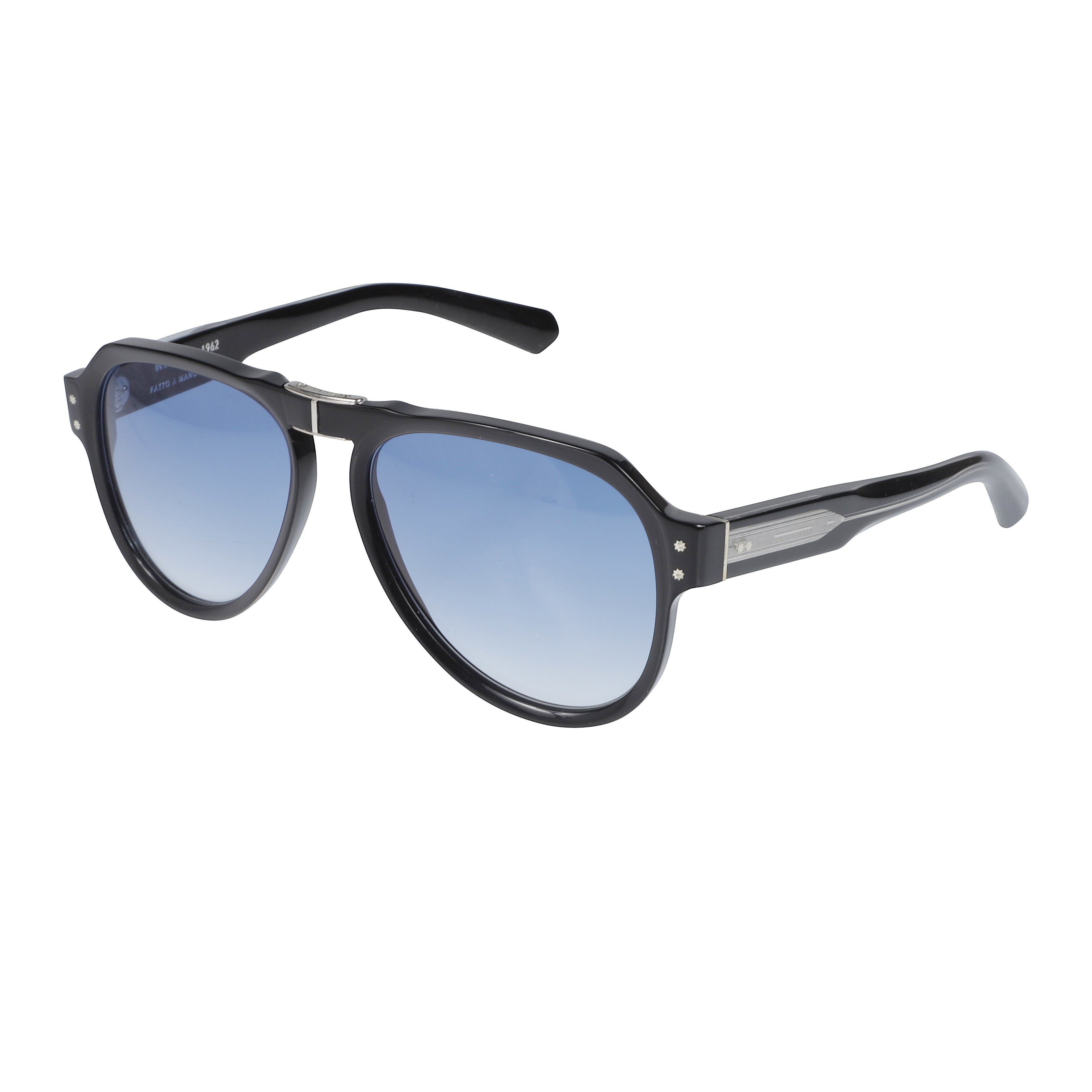 Pilot Flag/N Classic Pilot Sunglasses with Gradient Blue Lenses