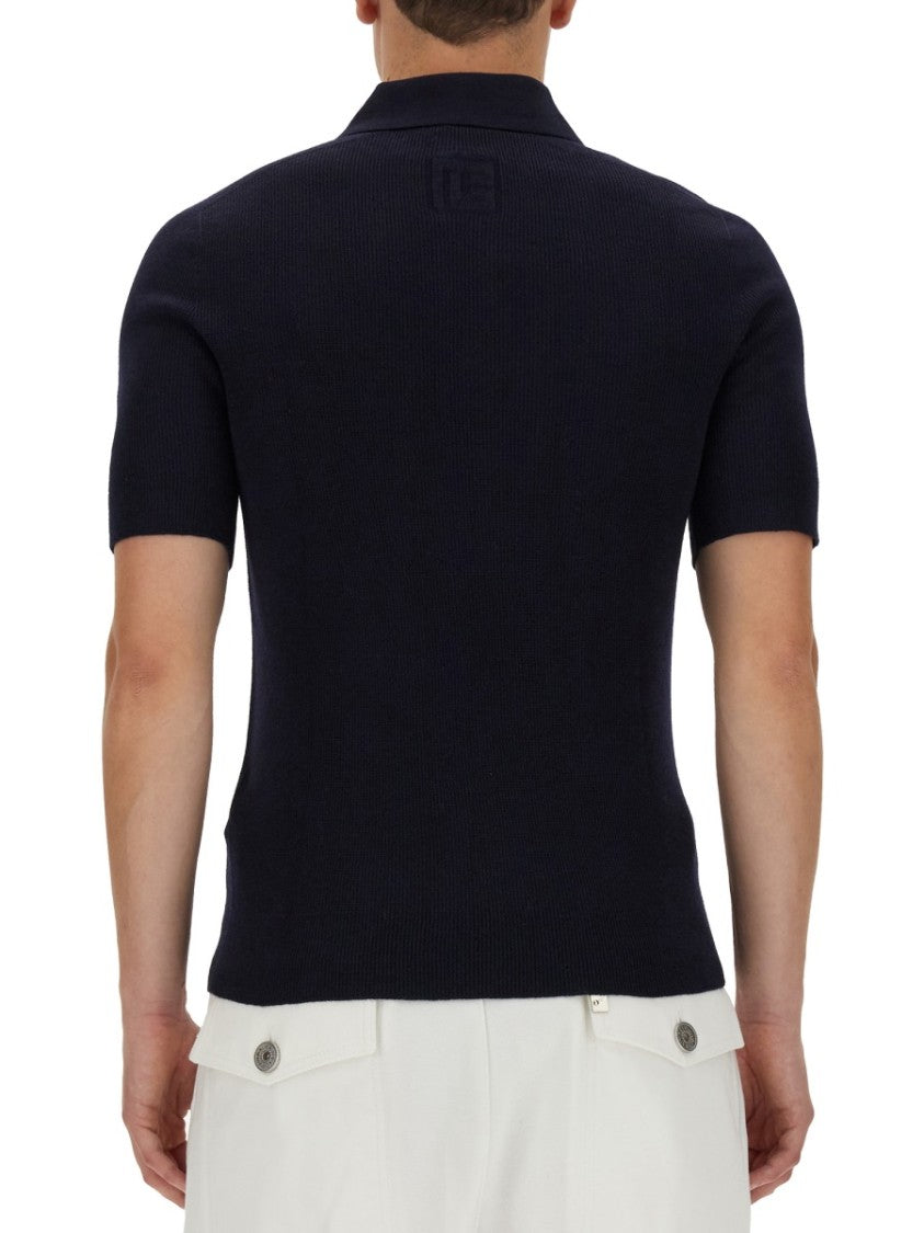 Regular Fit Black Polo