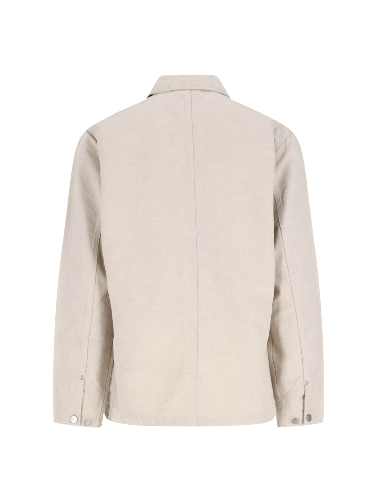 "Walter" Shirt Jacket, In Beige Cotton