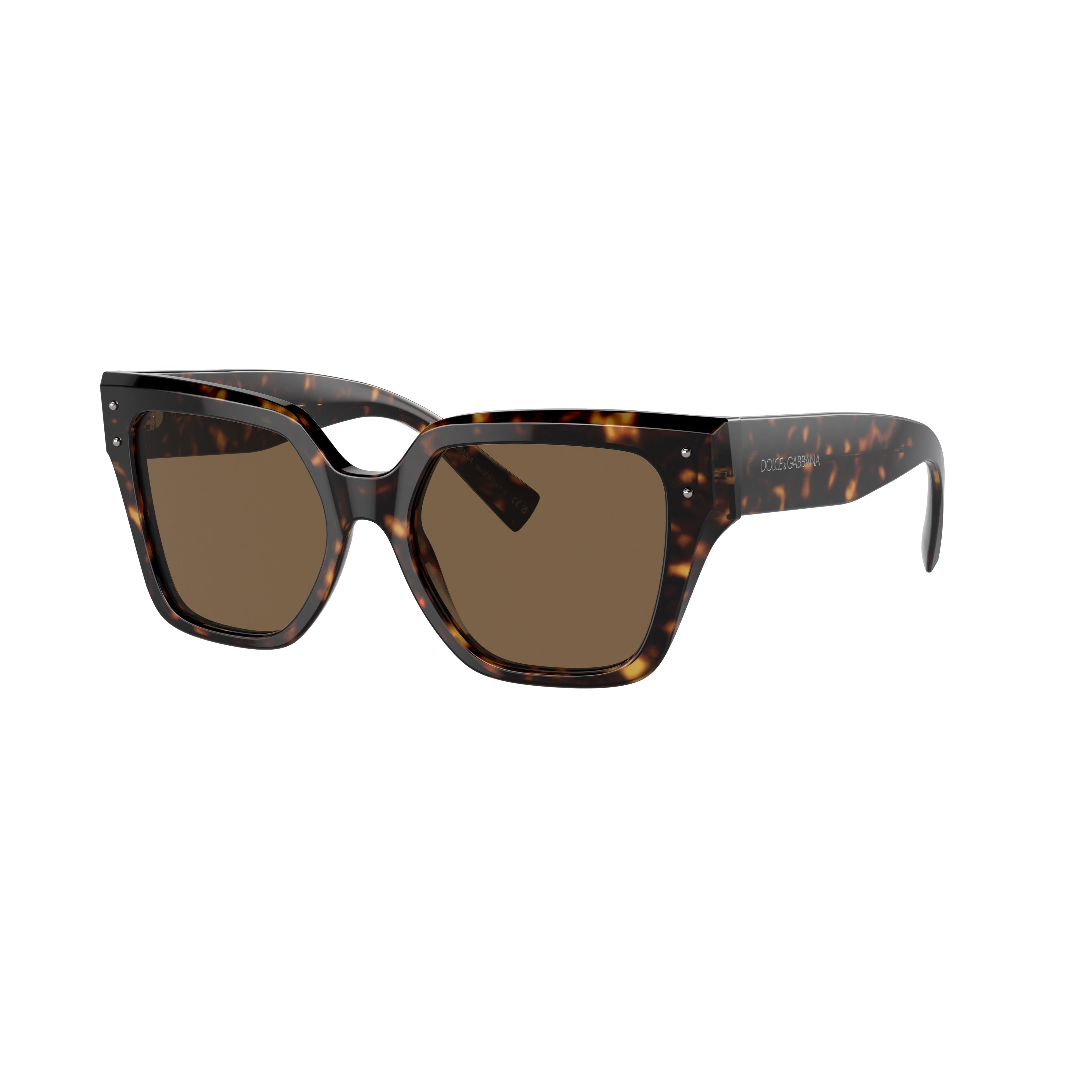 0dg4471 Oversized Square Tortoiseshell Sunglasses
