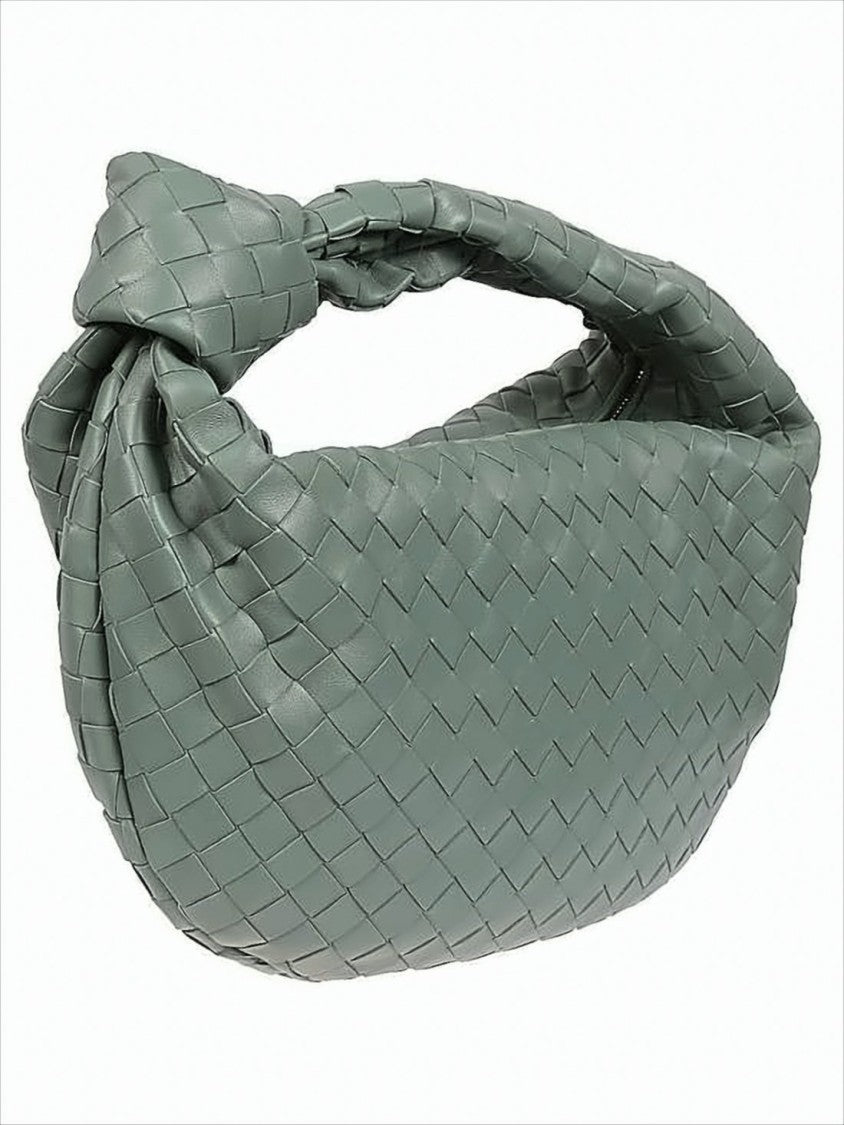 Woven Leather Shoulder Bag