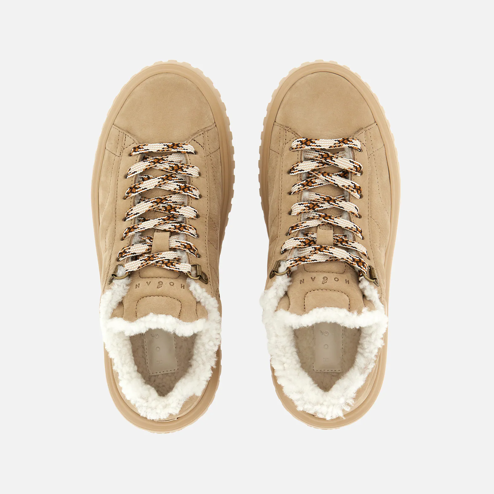 H-Stripes Sneakers With Sole And Lace-Up Front