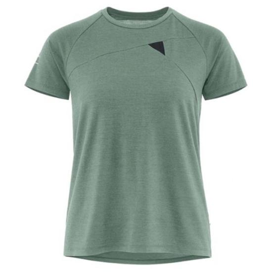 Crew Neck Green Relaxed Fit Klattermusen T-Shirt
