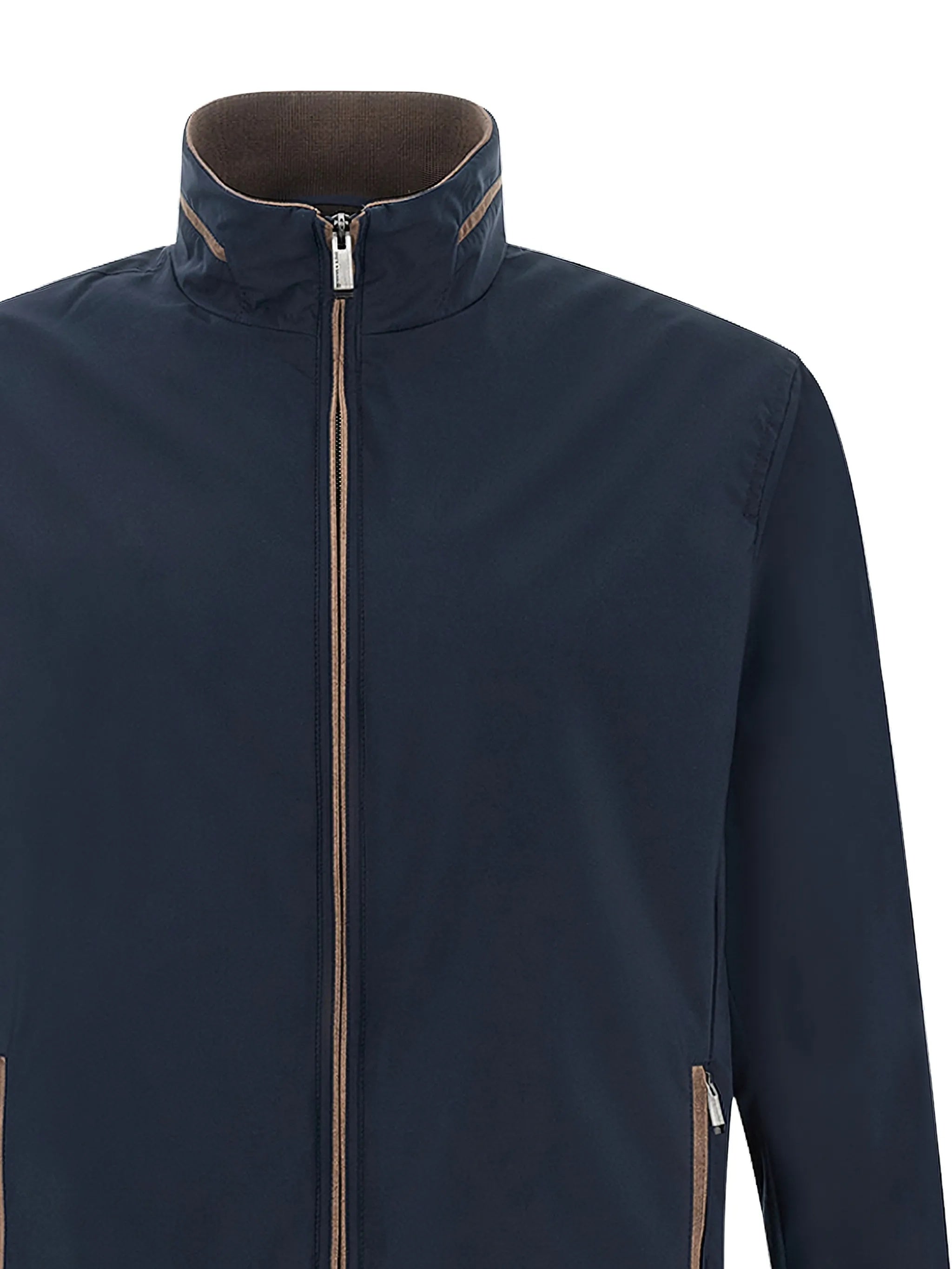 Deep Navy Giubbotto Typhoon High Collar Jacket