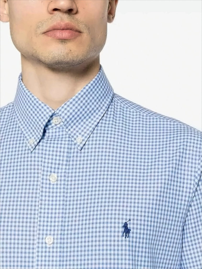 Classic Checkered Long-Sleeve Shirt With Tailored Fit