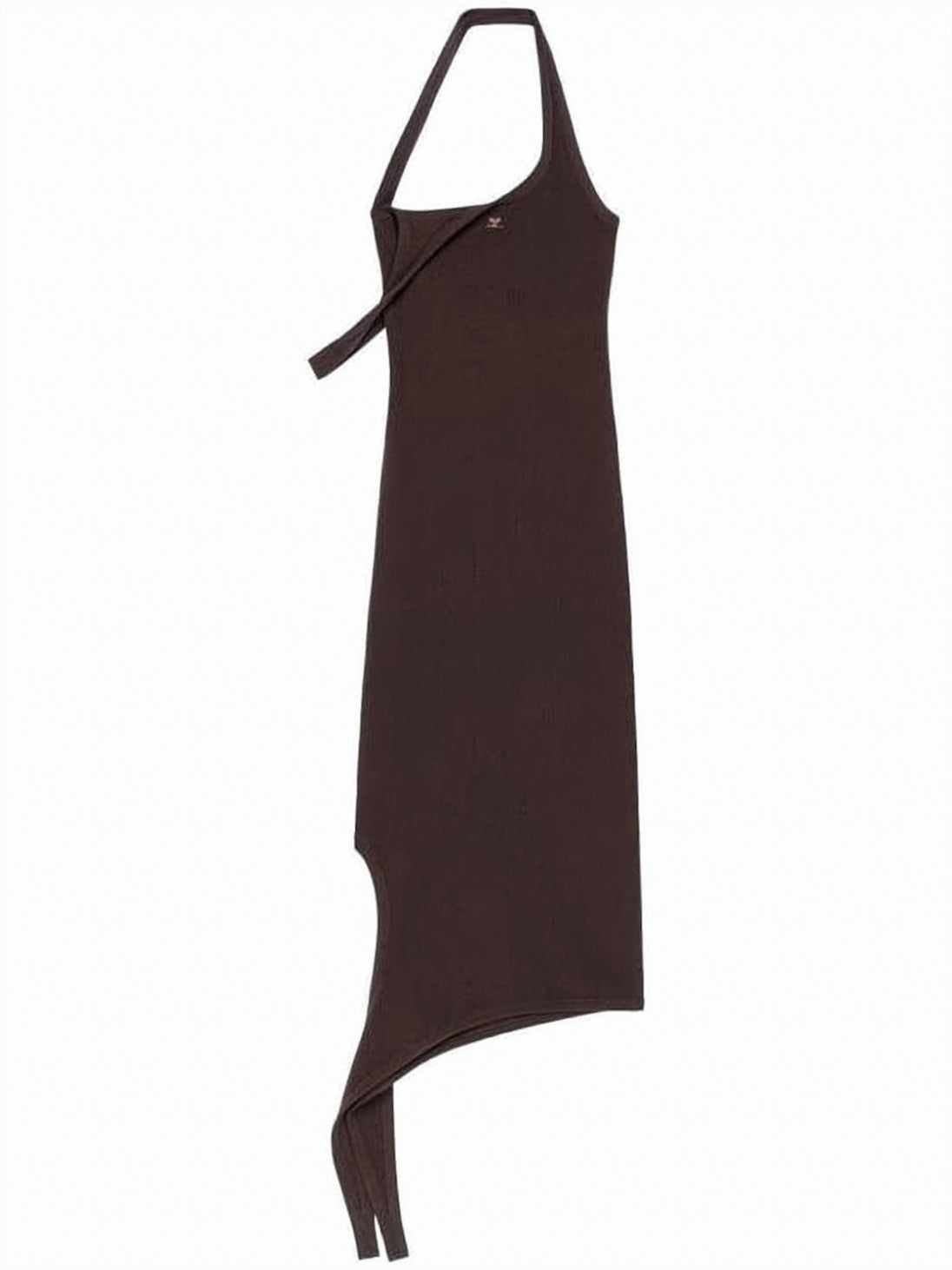 Asymmetrical Hemline Midi Dress