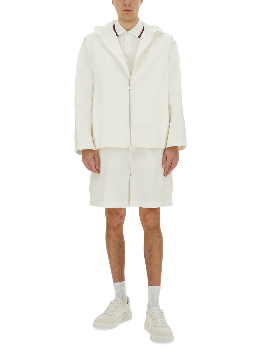 Cotton "Web" Shorts