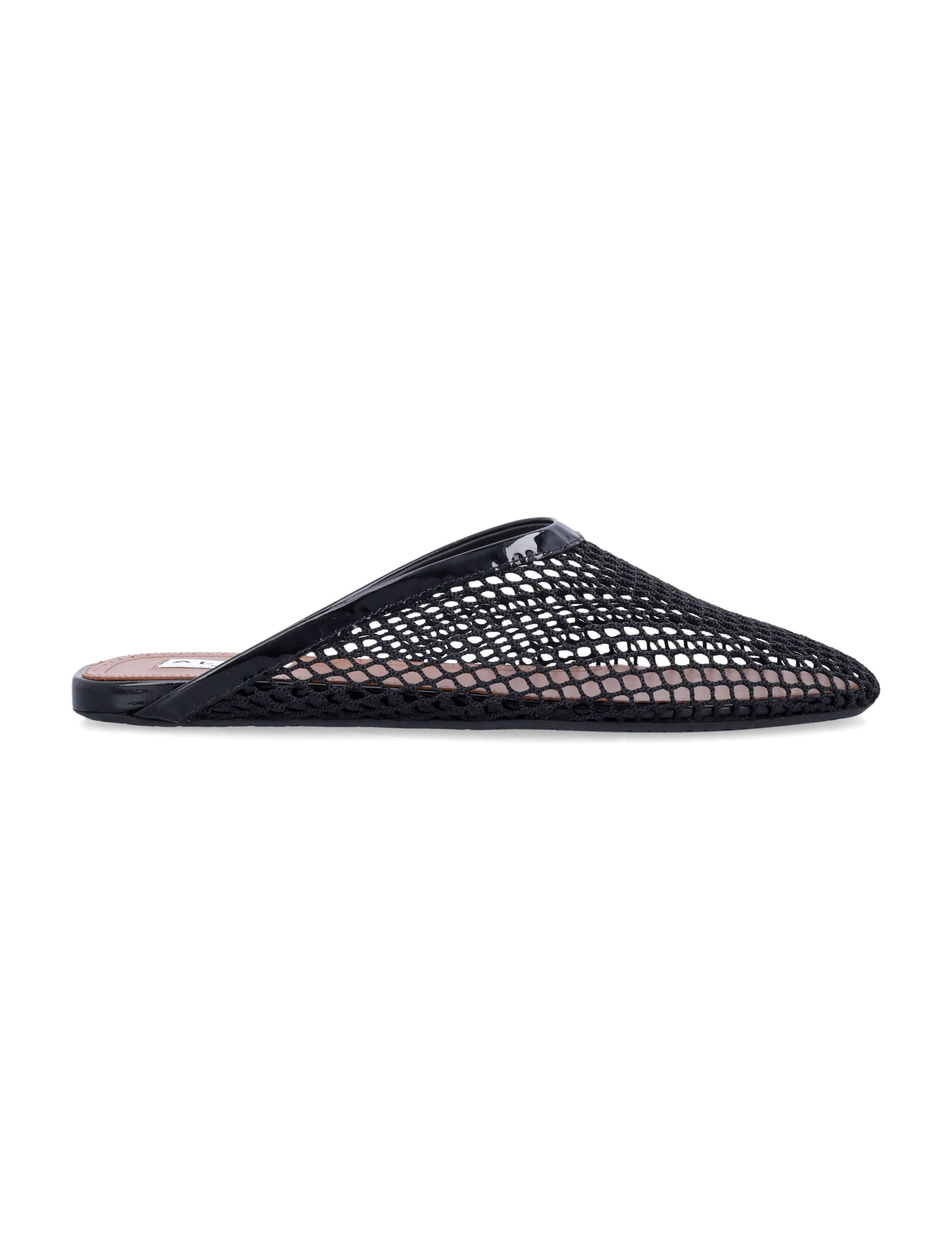 Fishnet Flat Mules