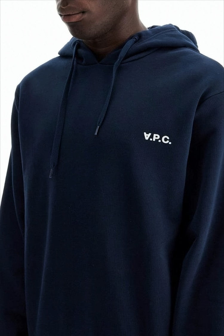 Dark Navy Hoodie with Drawstring