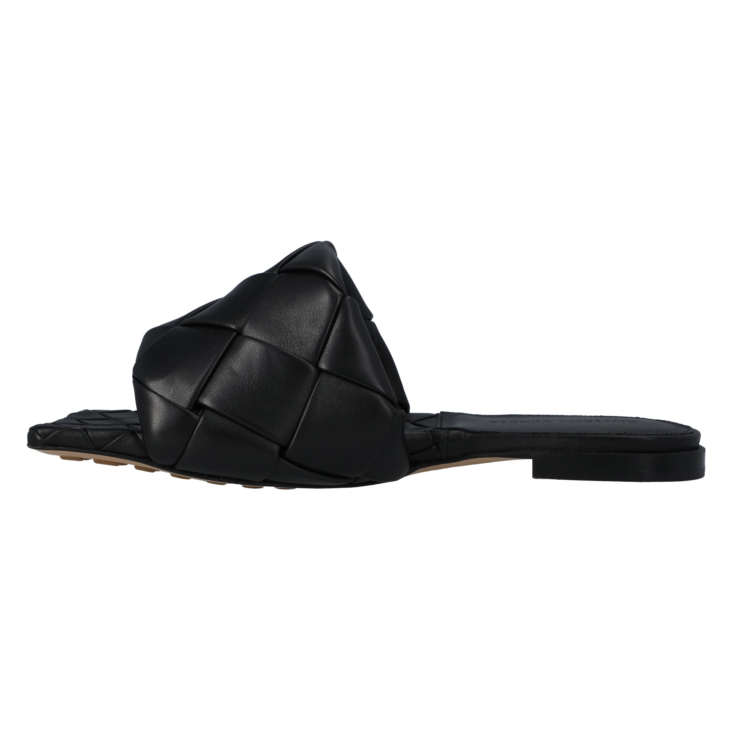 Lido Flat Sandal Black